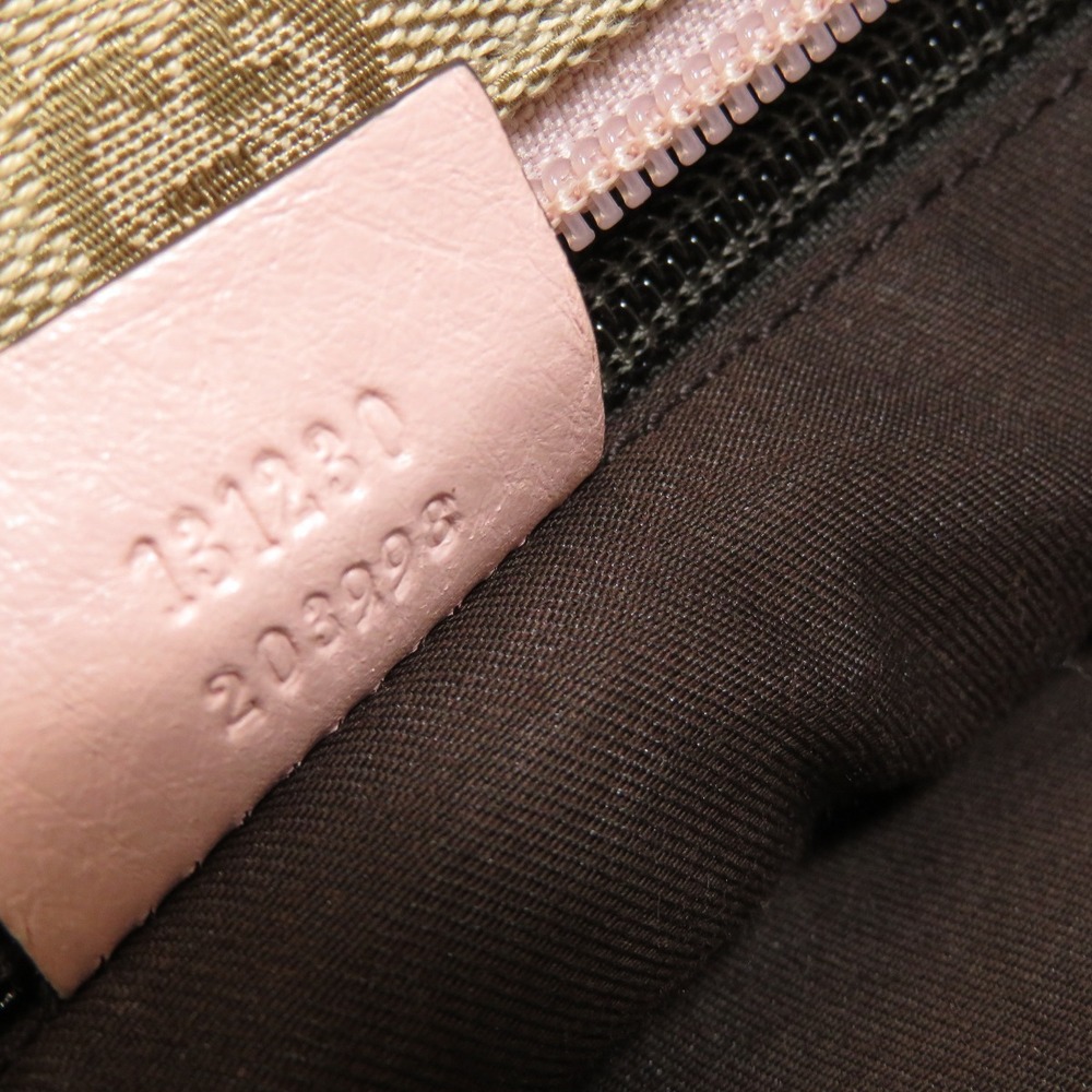 Gucci GG Canvas Sherry Line Tote Bag beige pink - Picture 7 of 11